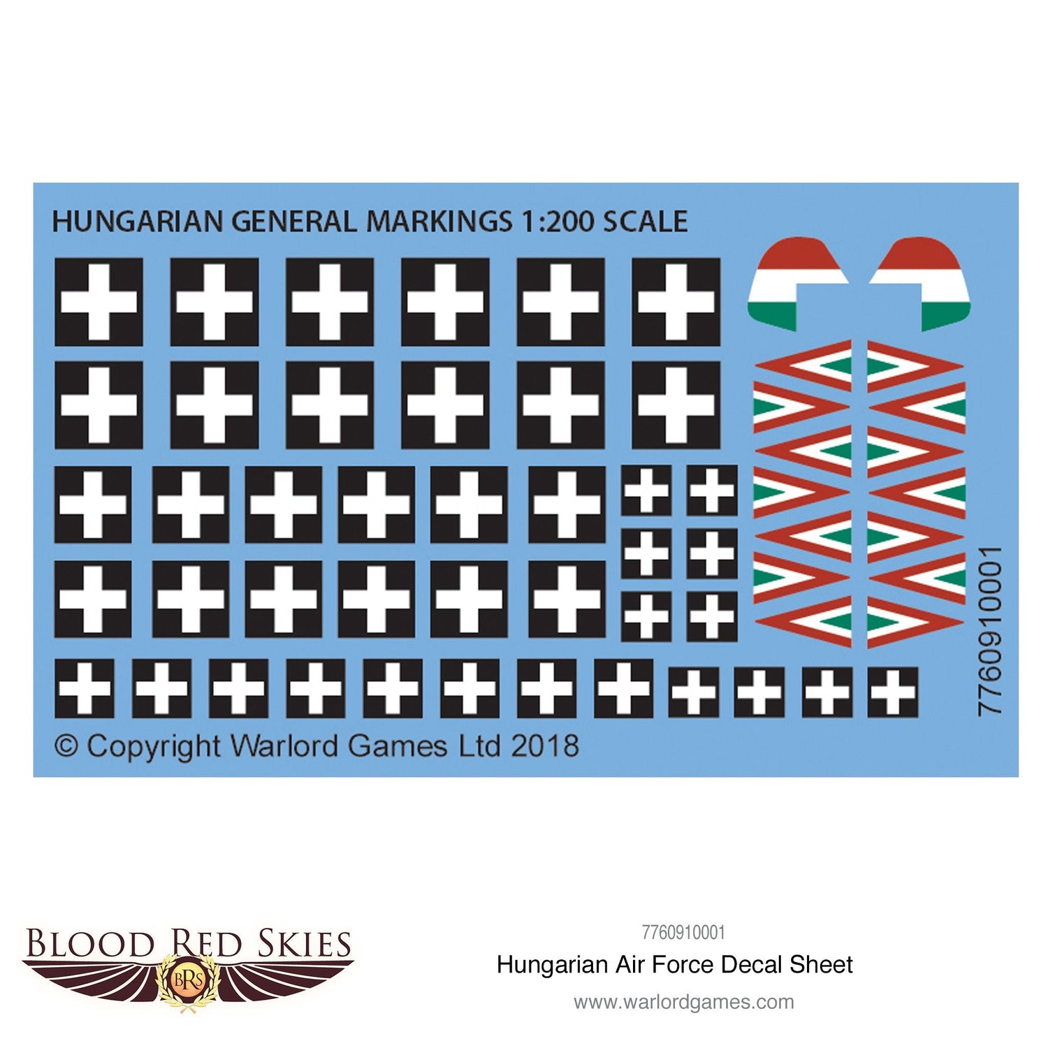Blood Red Skies: Hungarian Air Force decal sheet