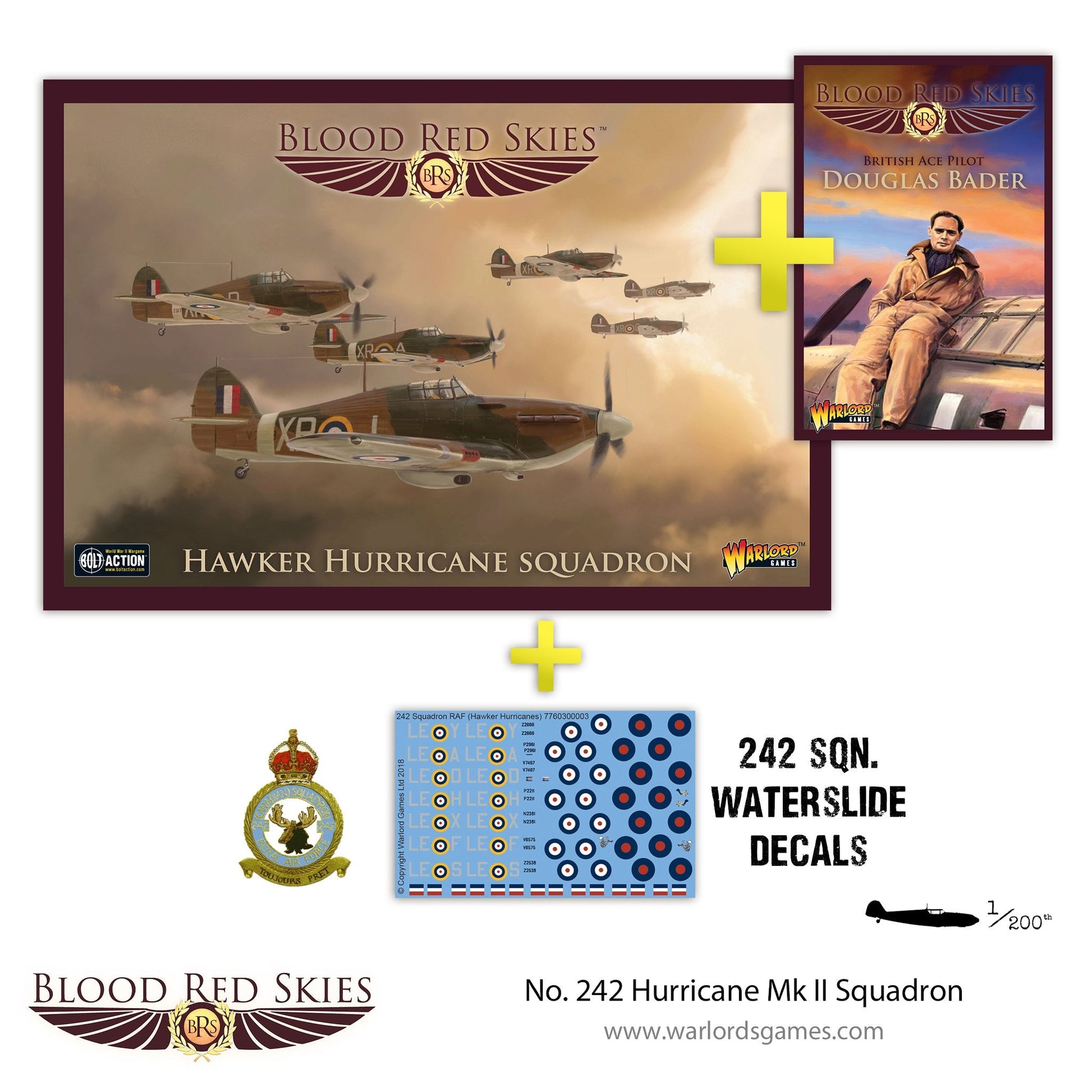 Blood Red Skies: No. 242 Hurricane Mk II Squadron