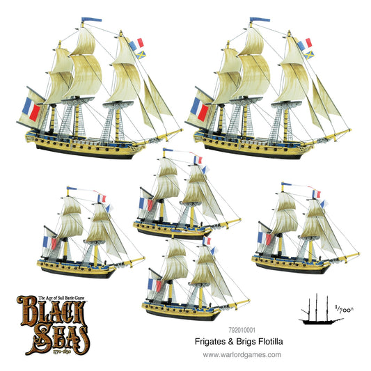 Black Seas: French Navy - Frigates & Brigs Flotilla