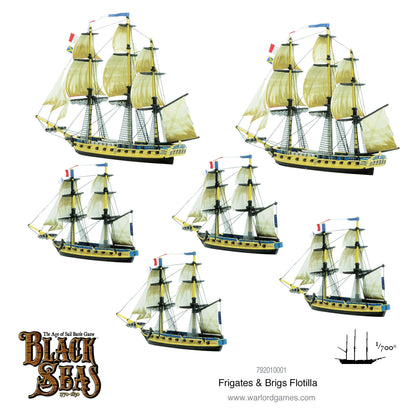 Black Seas: French Navy - Frigates & Brigs Flotilla (1770 - 1830)