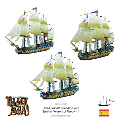 Black Seas: Small 3rd rate squadron with Spanish Vessels of Renown 1