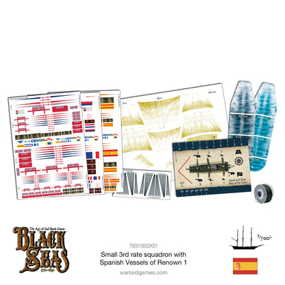 Black Seas: Small 3rd rate squadron with Spanish Vessels of Renown 1