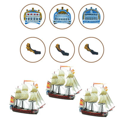 Black Seas: Spanish 3rd Rates Named ships Pack 3 BUNDLE