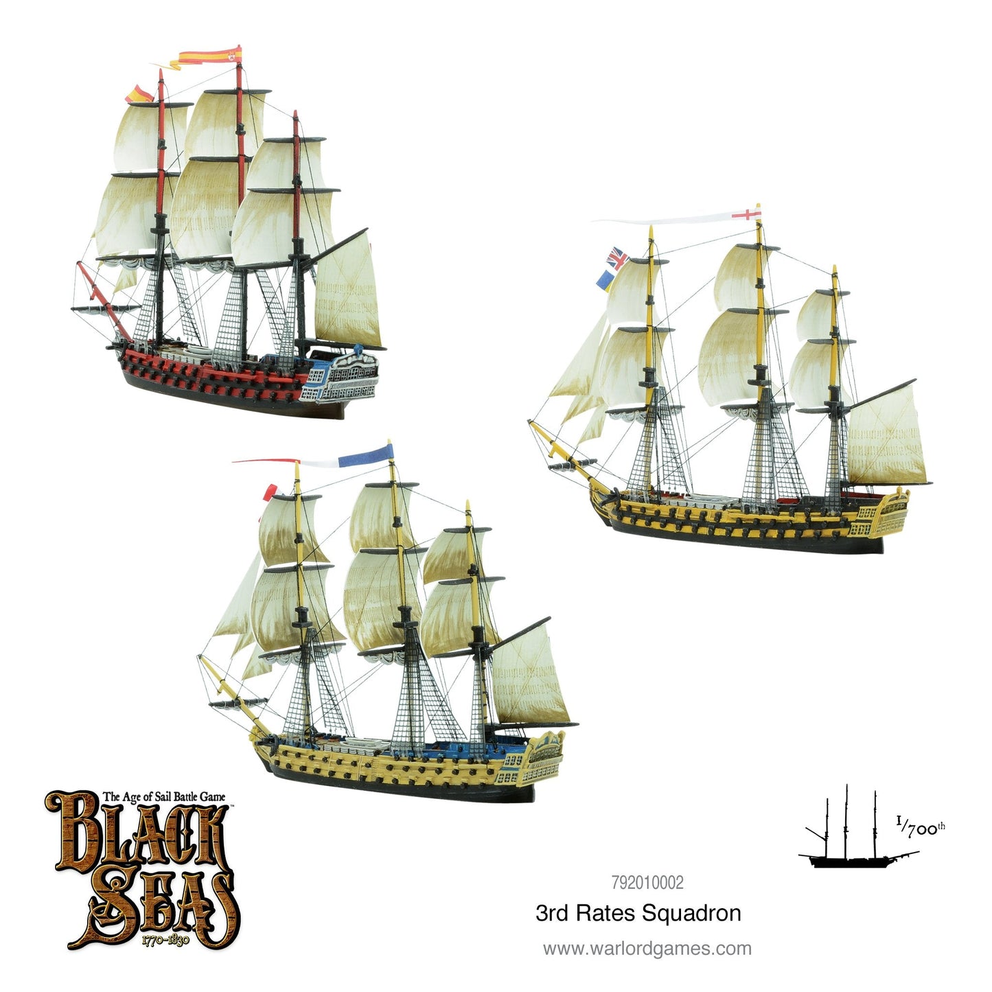 Black Seas: French Navy - 3rd Rates Squadron (1770 - 1830)