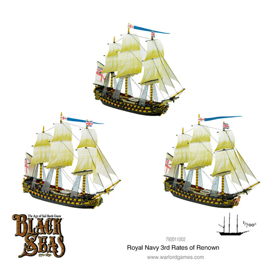 Black Seas: Royal Navy - Royal Navy 3rd Rates of Renown