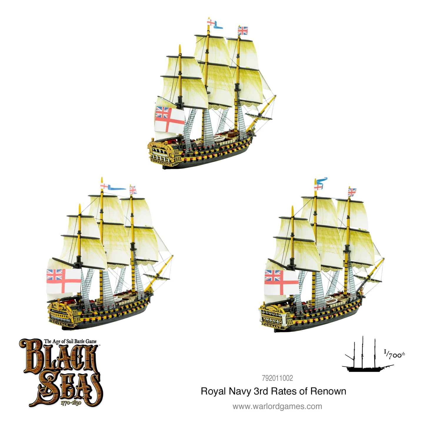 Black Seas: Royal Navy - Royal Navy 3rd Rates of Renown