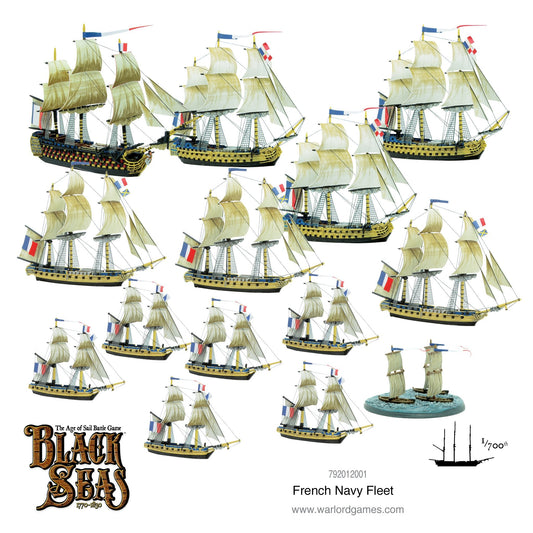 Black Seas: French Navy - French Navy Fleet (1770 - 1830)