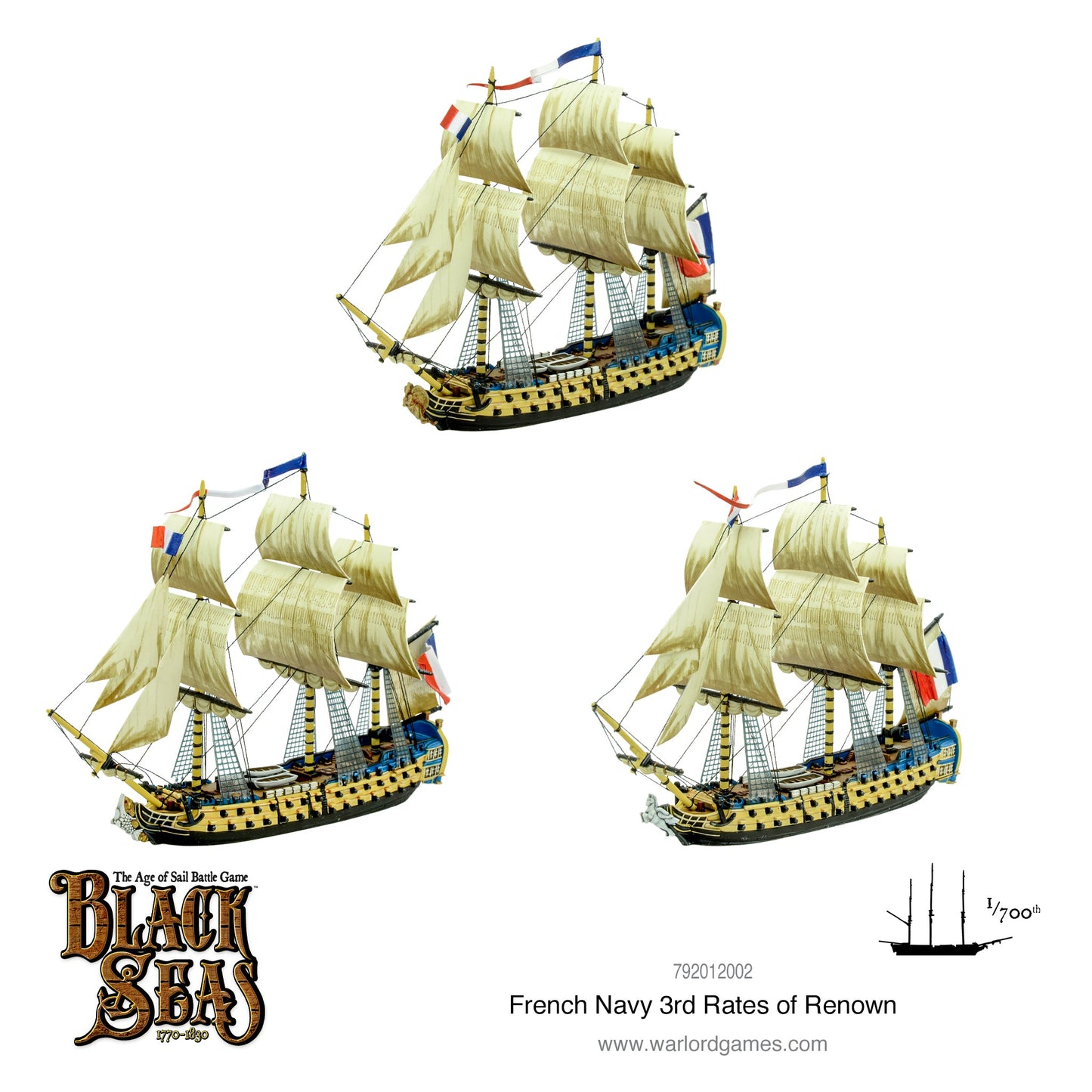 Black Seas: French Navy - French Navy 3rd Rates of Renown
