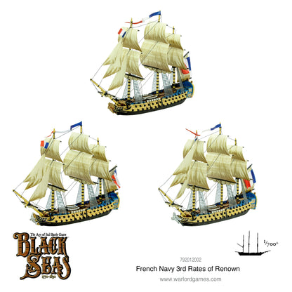 Black Seas: French Navy - French Navy 3rd Rates of Renown