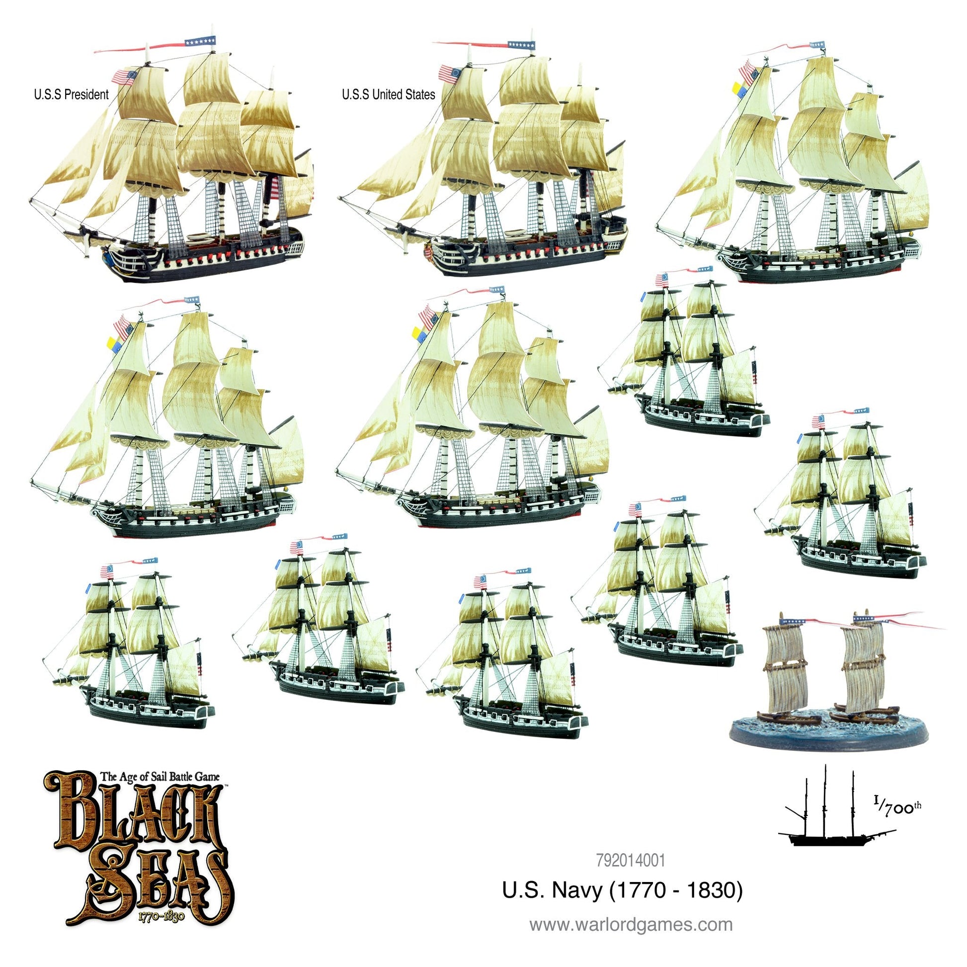 Black Seas: US Navy - U.S. Navy Fleet (1770 - 1830)
