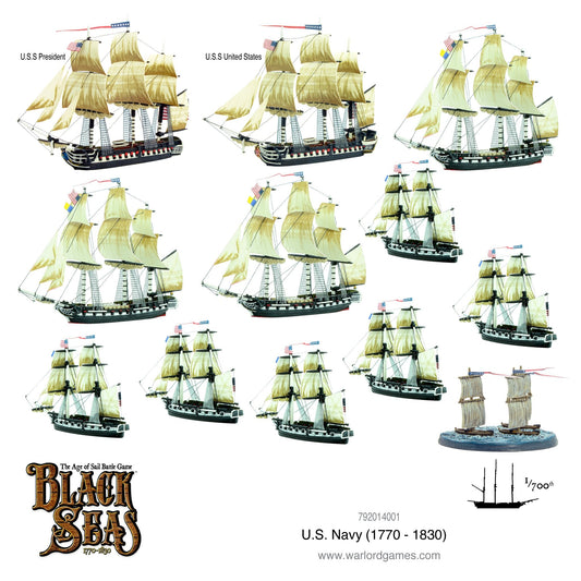 Black Seas: US Navy - U.S. Navy Fleet (1770 - 1830)