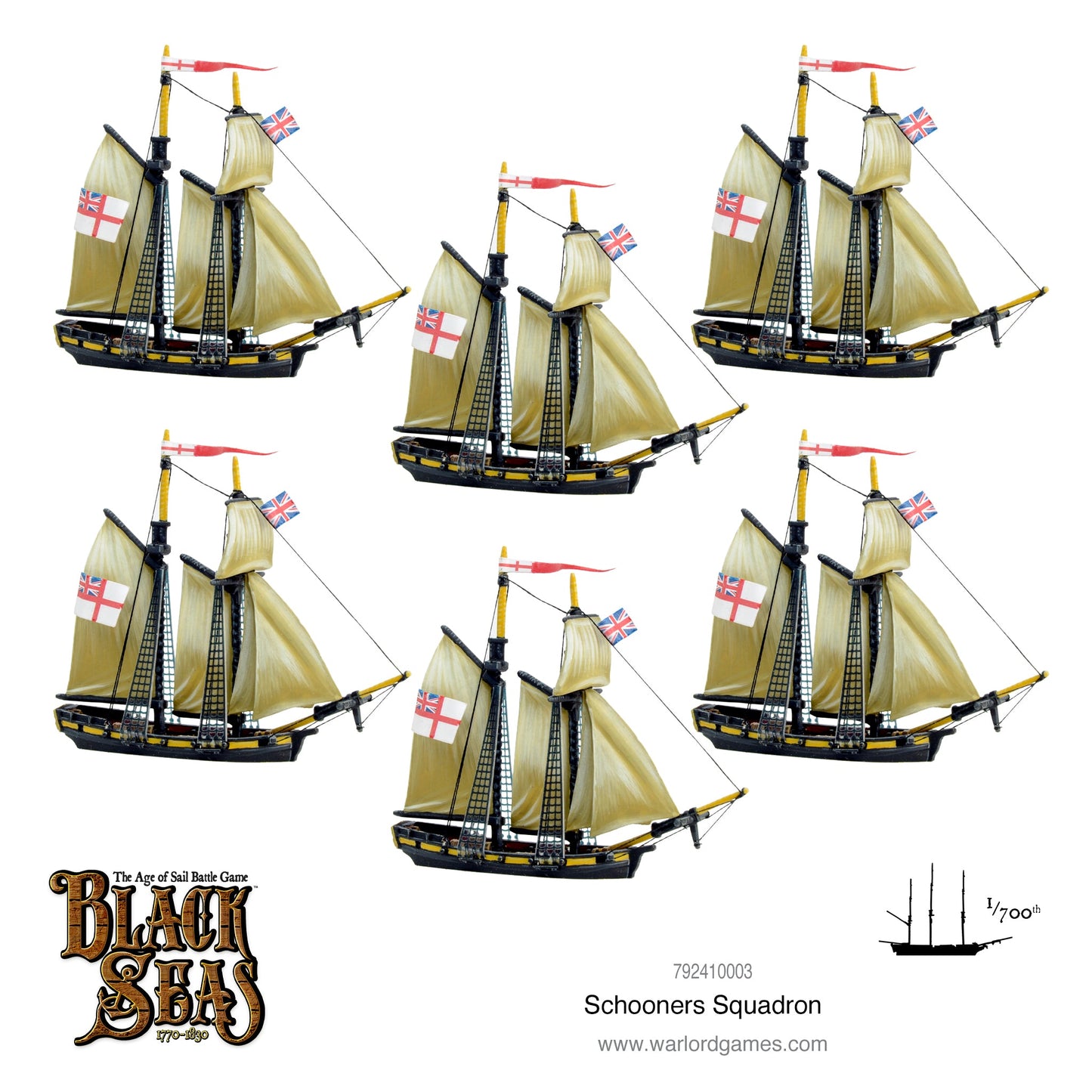Black Seas: French Navy - Schooners squadron