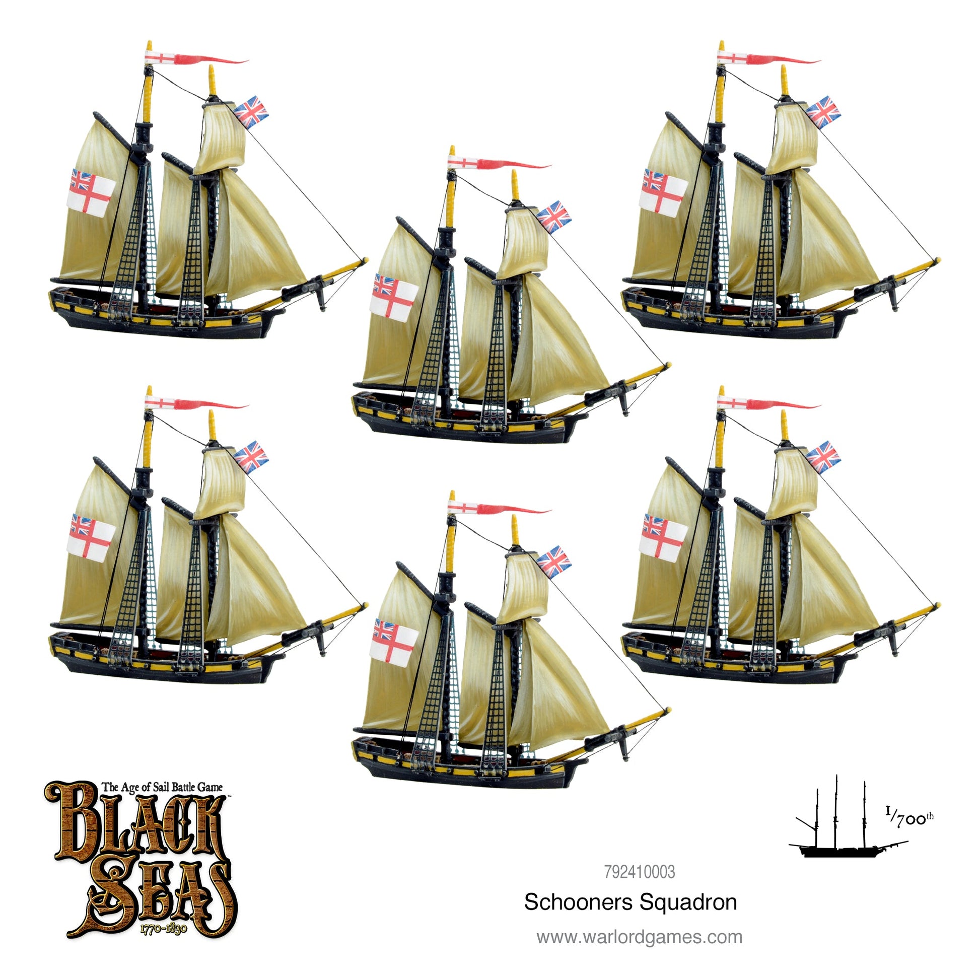 Black Seas: French Navy - Schooners squadron