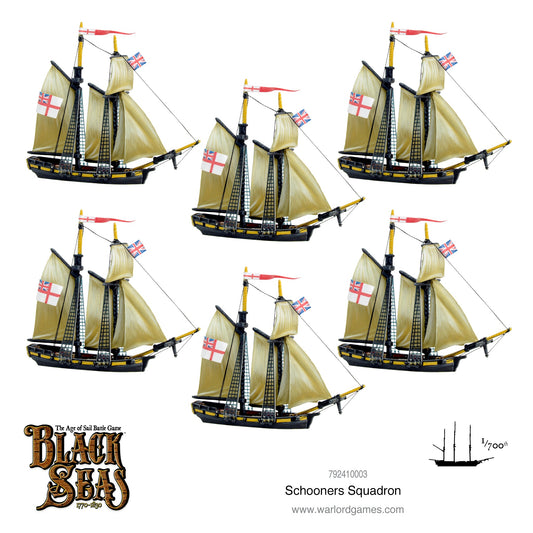 Black Seas: French Navy - Schooners squadron