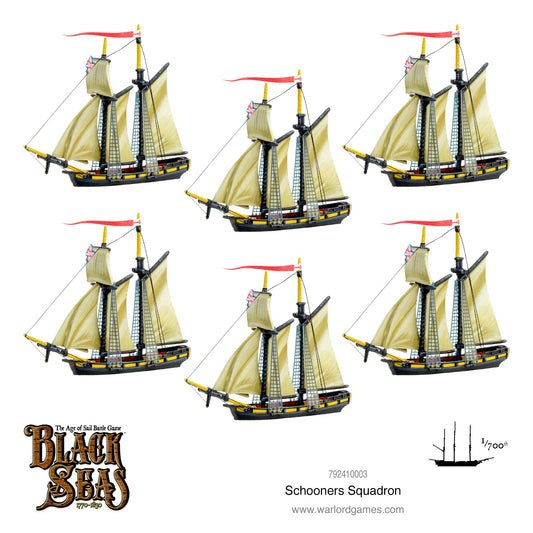 Black Seas: French Navy - Schooners squadron