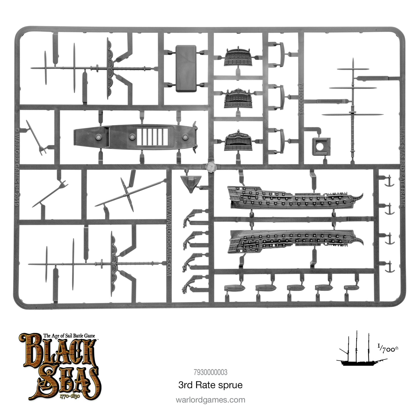 Black Seas: 3rd Rate Sprue