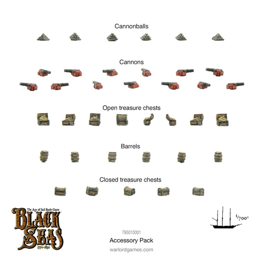 Black Seas: French Navy - Accessory Pack