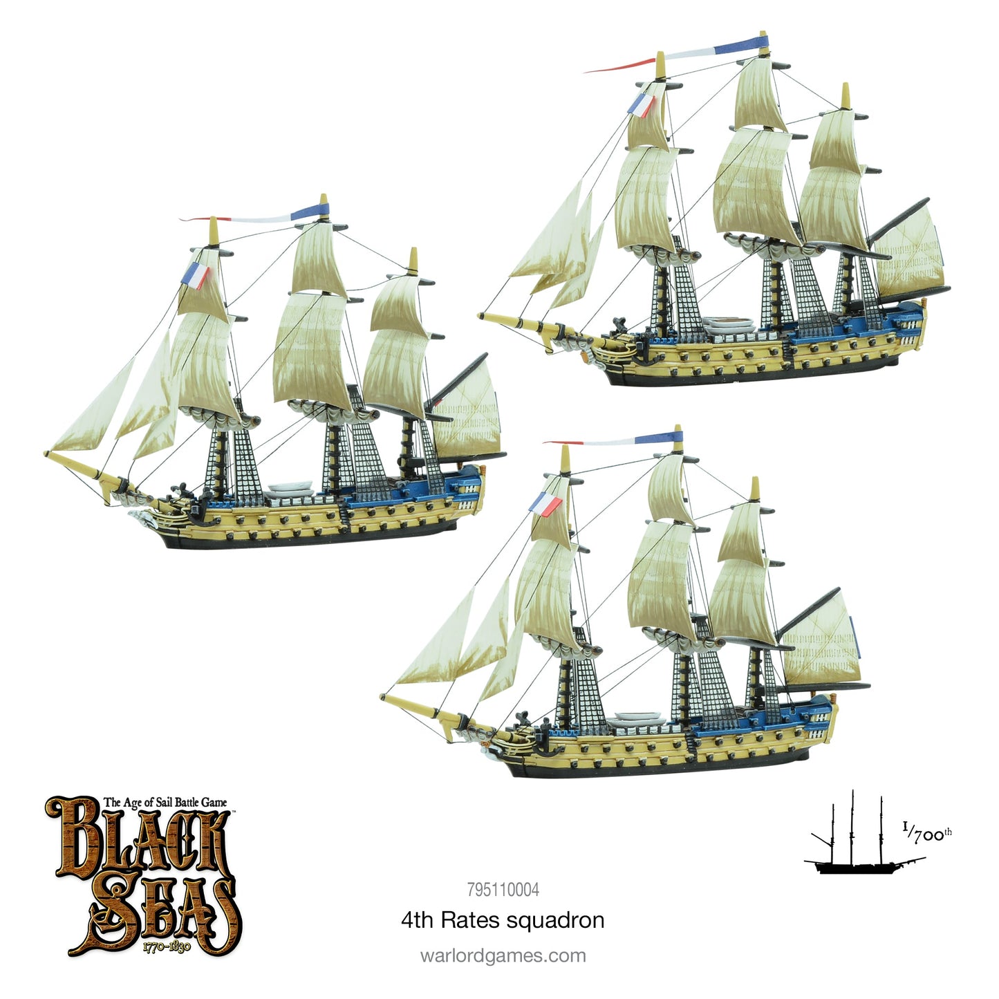 Black Seas: French Navy - 4th Rates squadron