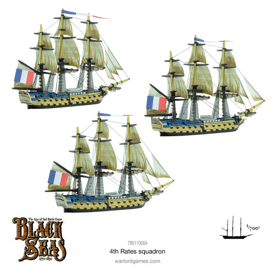 Black Seas: French Navy - 4th Rates squadron