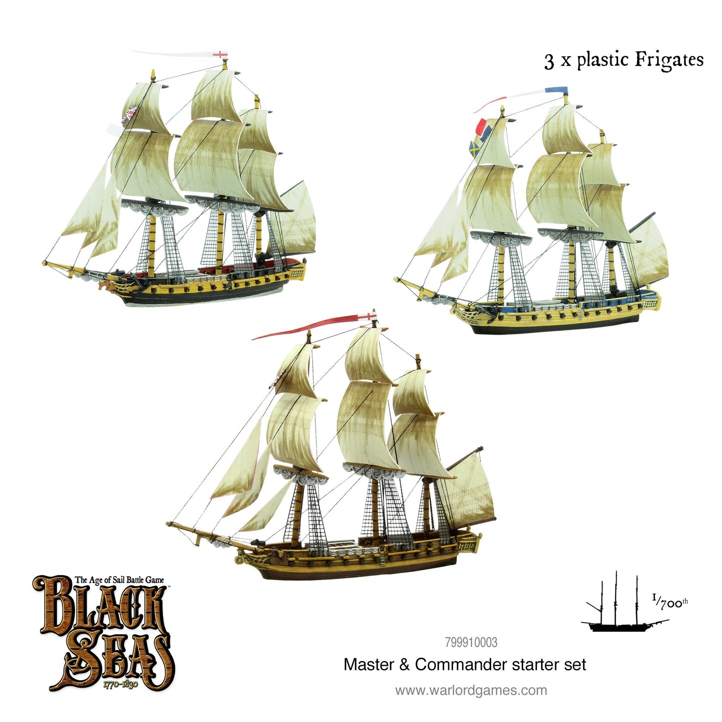 Black Seas: French Navy - Master & Commander Starter Set