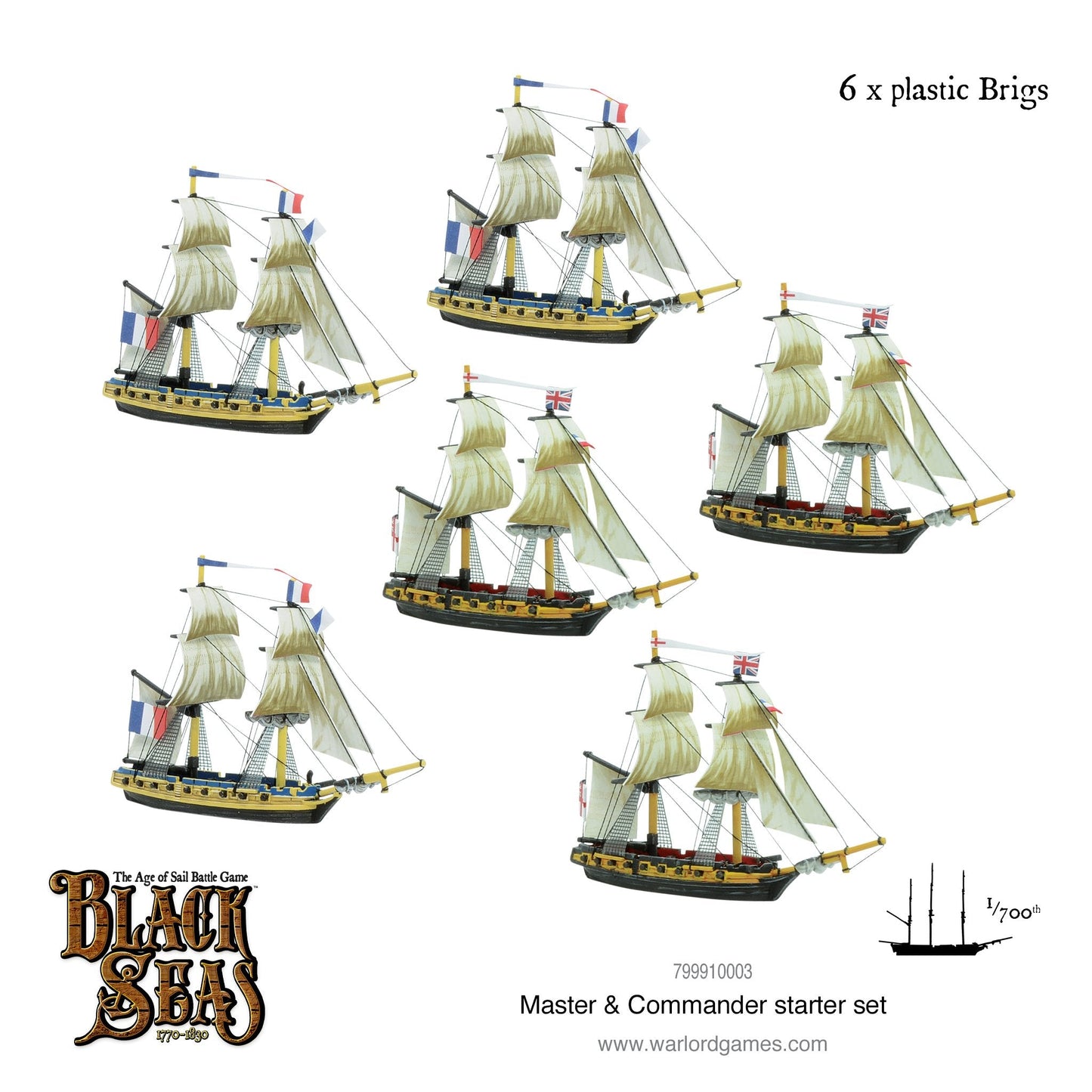Black Seas: French Navy - Master & Commander Starter Set