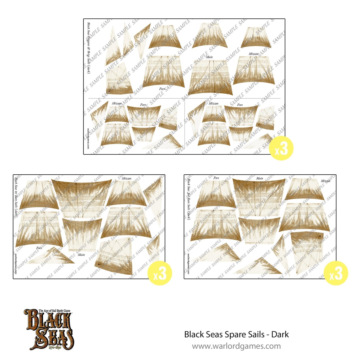 Black Seas: Spare sails - dark