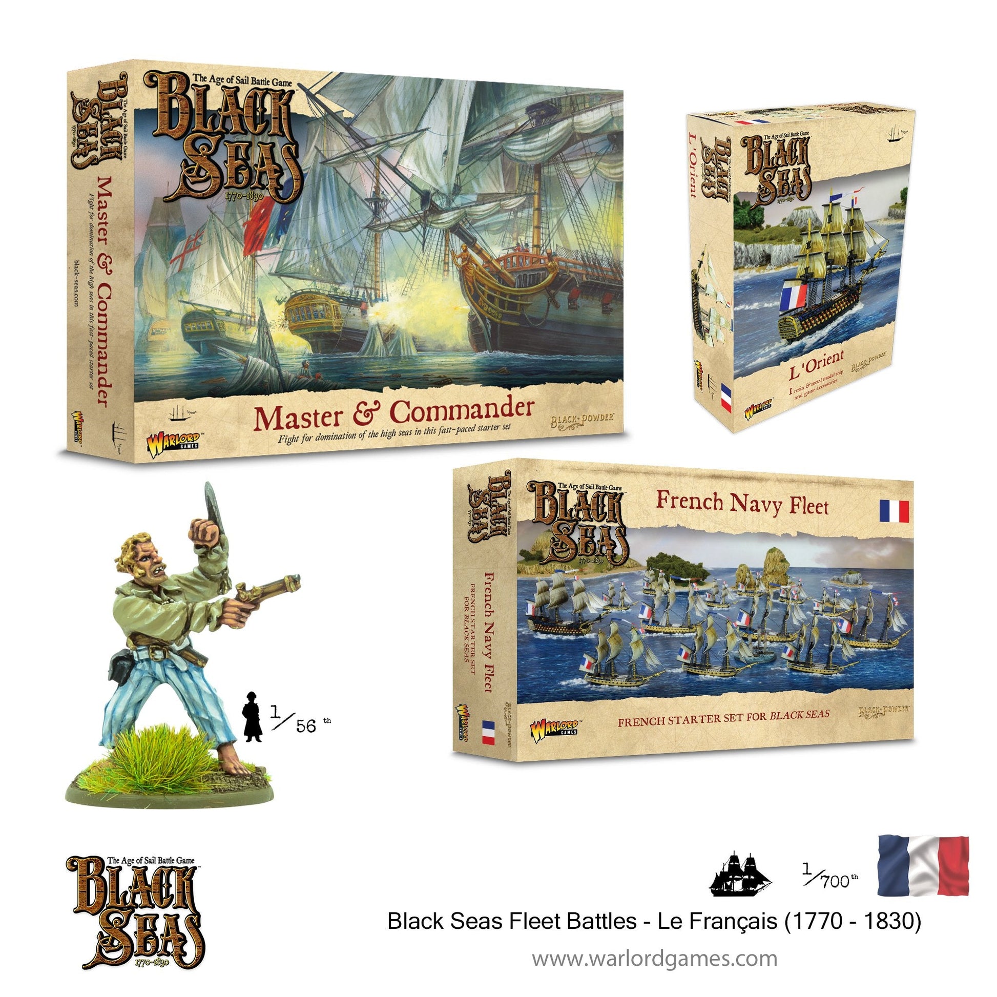 Black Seas: French Navy - Fleet Battles - Le Français (1770 - 1830)