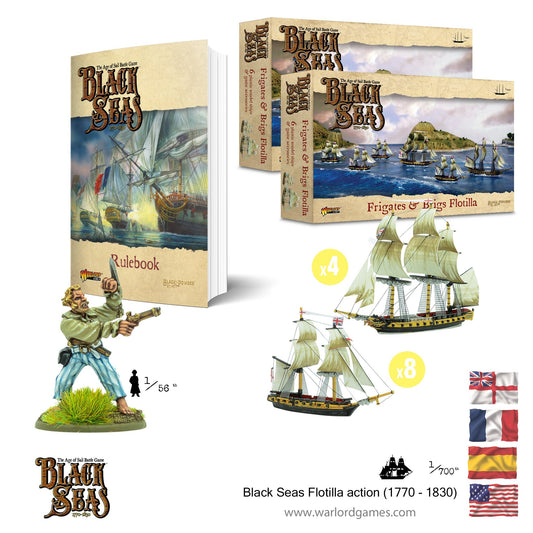 Black Seas: French Navy - Flotilla action (1770 - 1830)