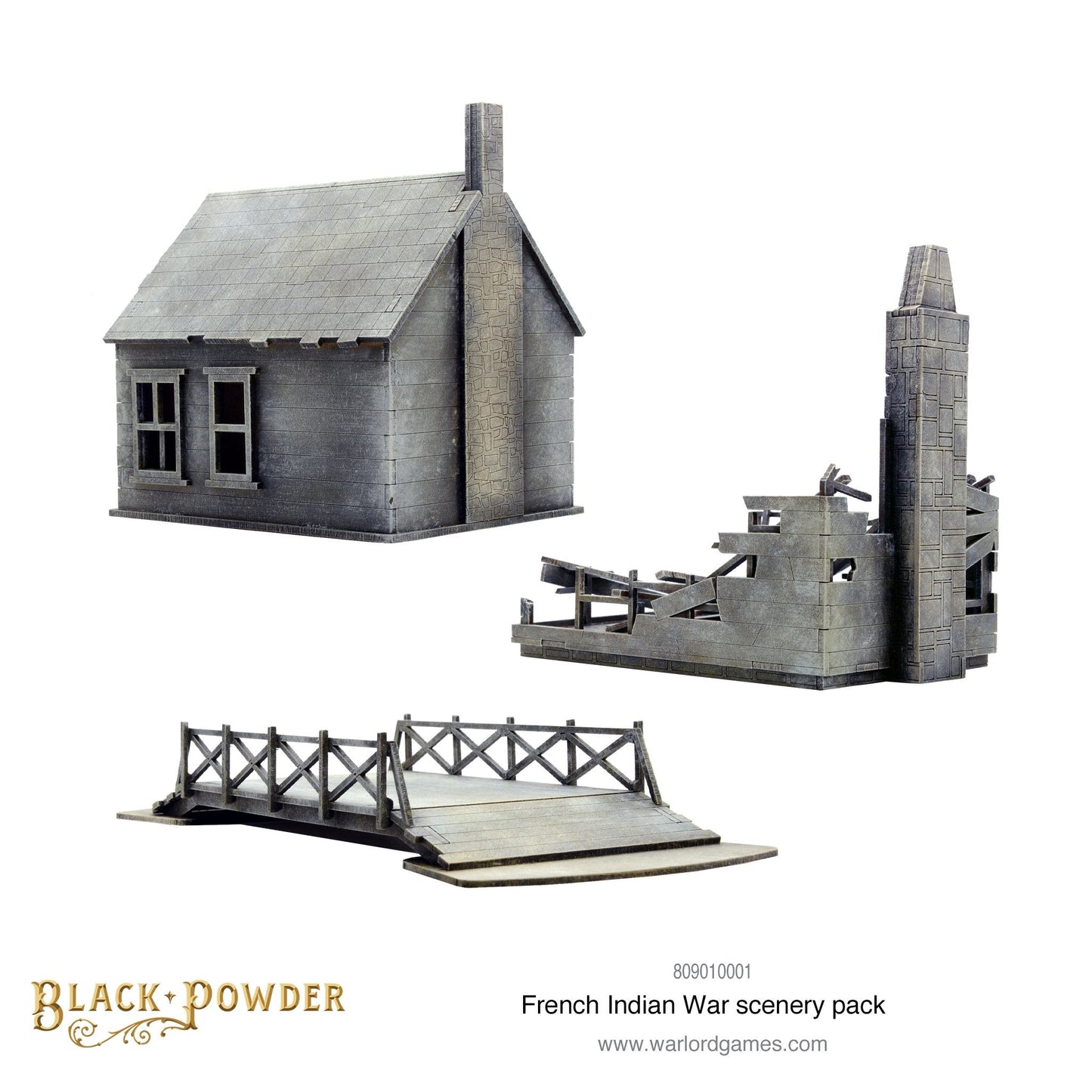 Black Powder: French Indian War scenery pack