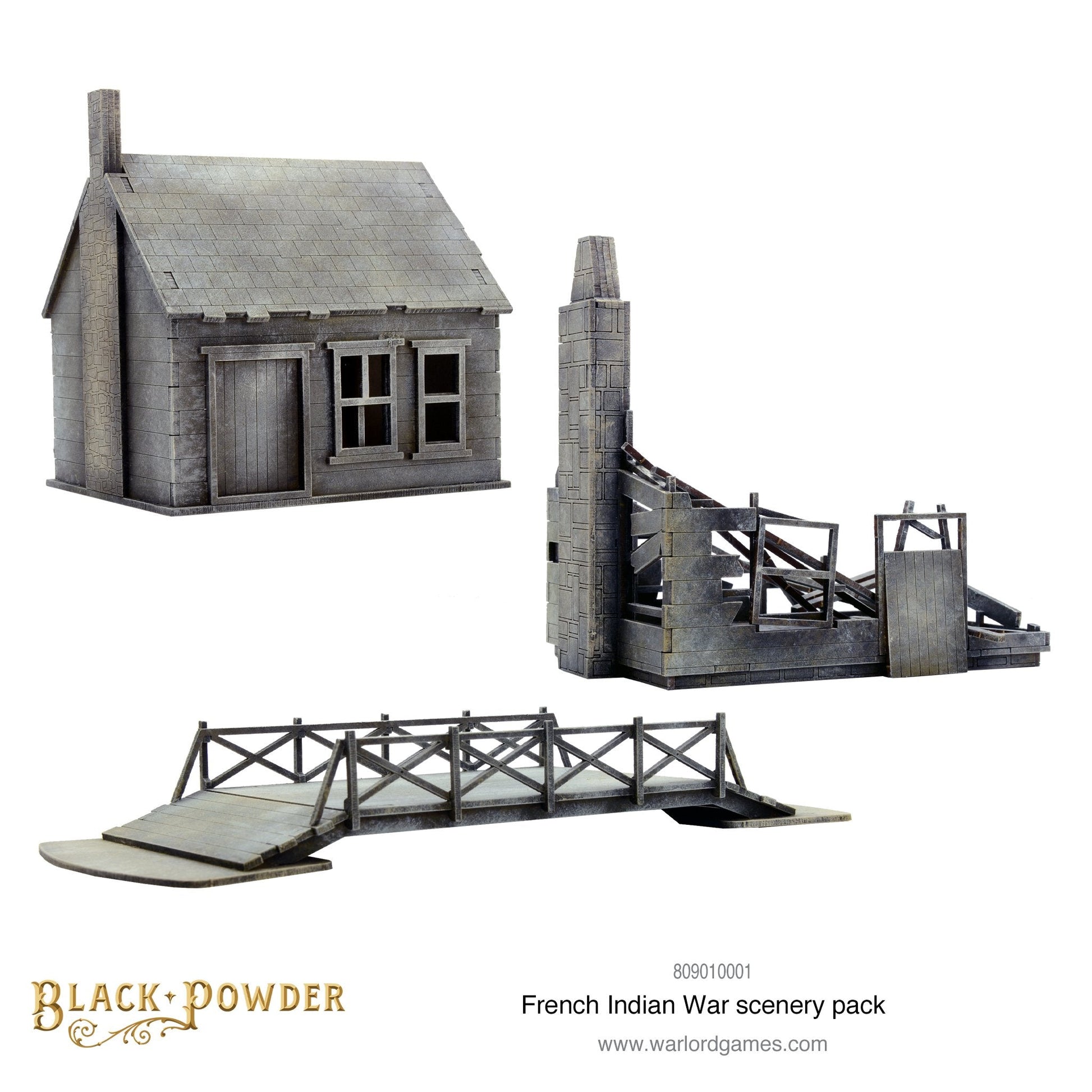 Black Powder: French Indian War scenery pack