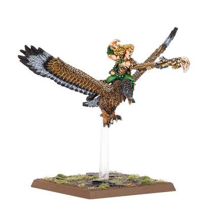 Wood Elf Mage on Warhawk