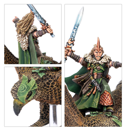 Wood Elf Noble on Great Eagle