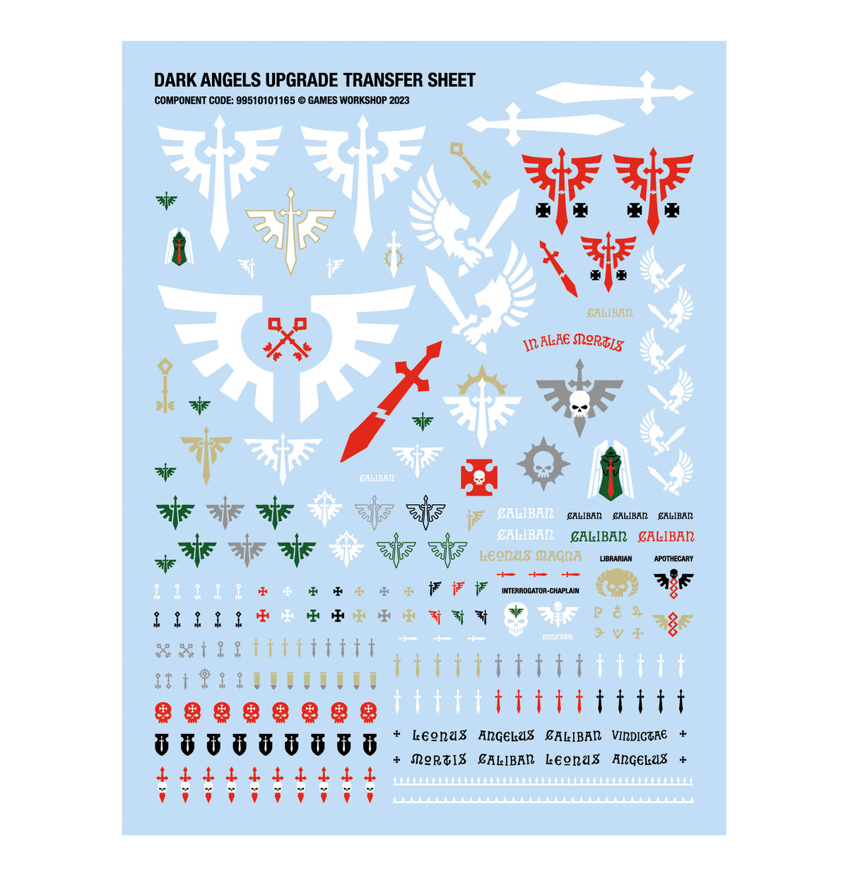 Dark Angels: Upgrades and Transfers