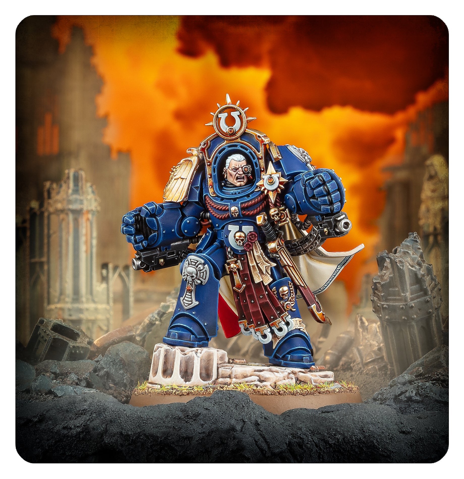 Marneus Calgar in Armour of Antilochus