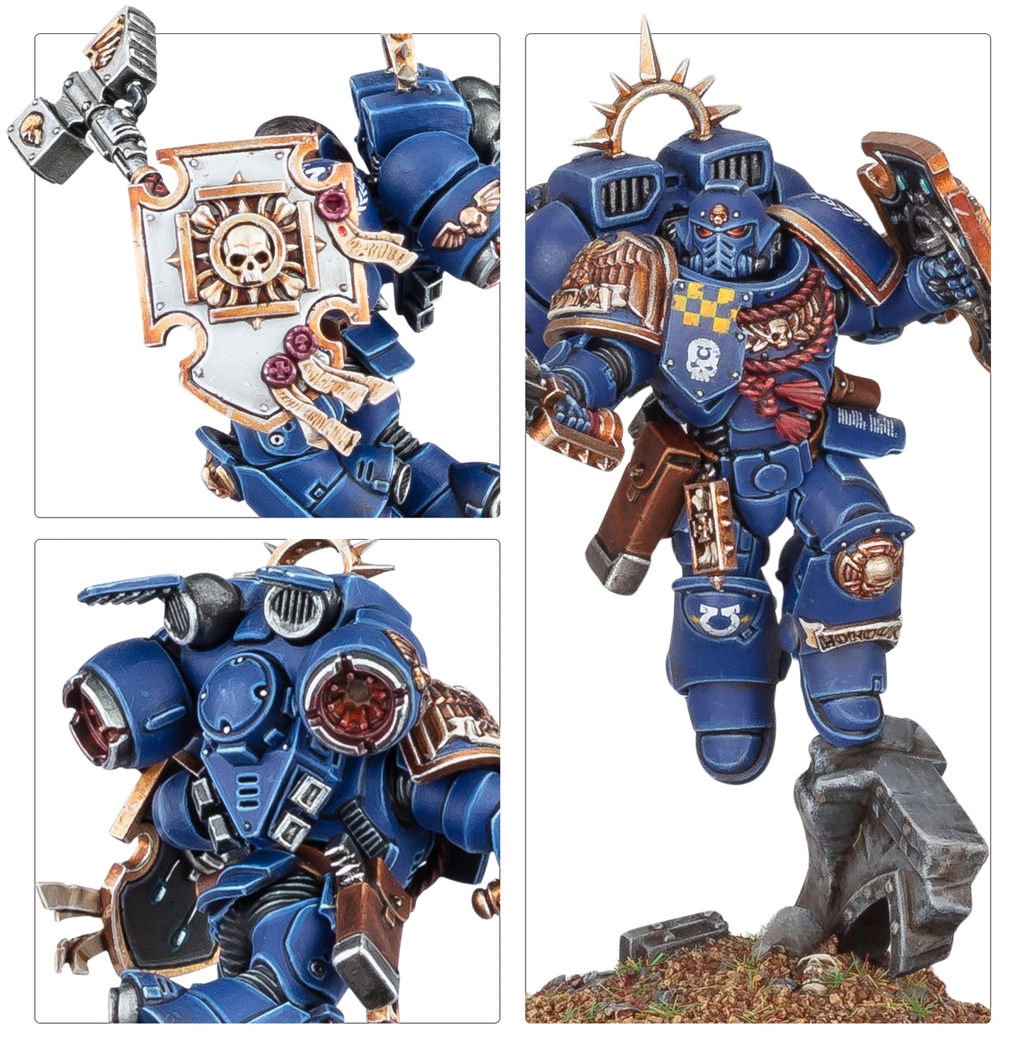 Captain with Jump Pack and Relic Shield
