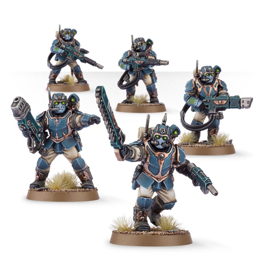 Militarum Tempestus Scions Command Squad / Tempestus Scions