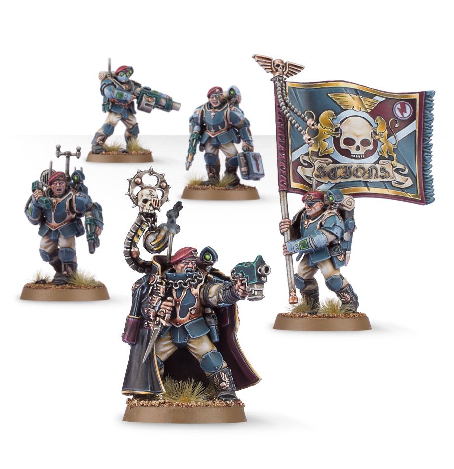 Militarum Tempestus Scions Command Squad / Tempestus Scions