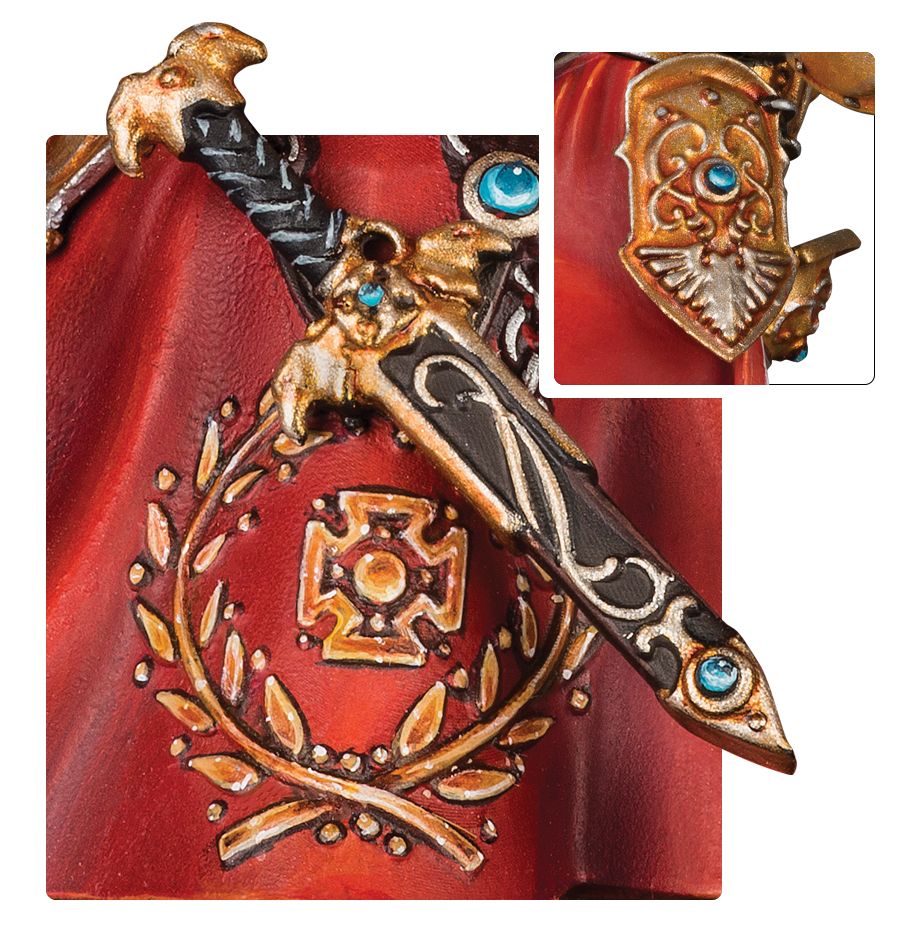 Allarus Custodians / Shield-Captain in Allarus Terminator Armour / Vexilus Praetor in Allarus Terminator Armour