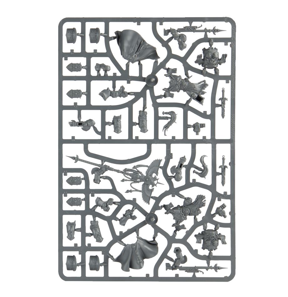 Allarus Custodians / Shield-Captain in Allarus Terminator Armour / Vexilus Praetor in Allarus Terminator Armour