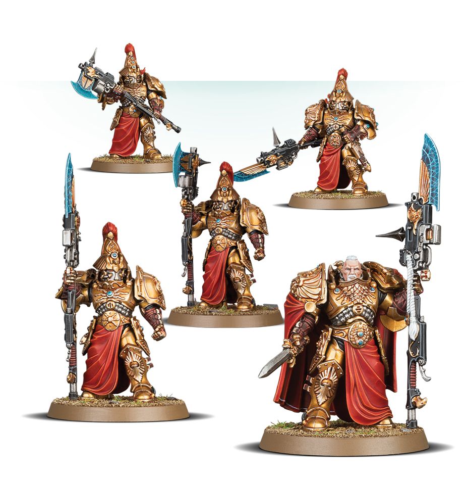 Custodian Wardens / Custodian Wardens Shield-Captain / Custodian Wardens Vexilus Praetor