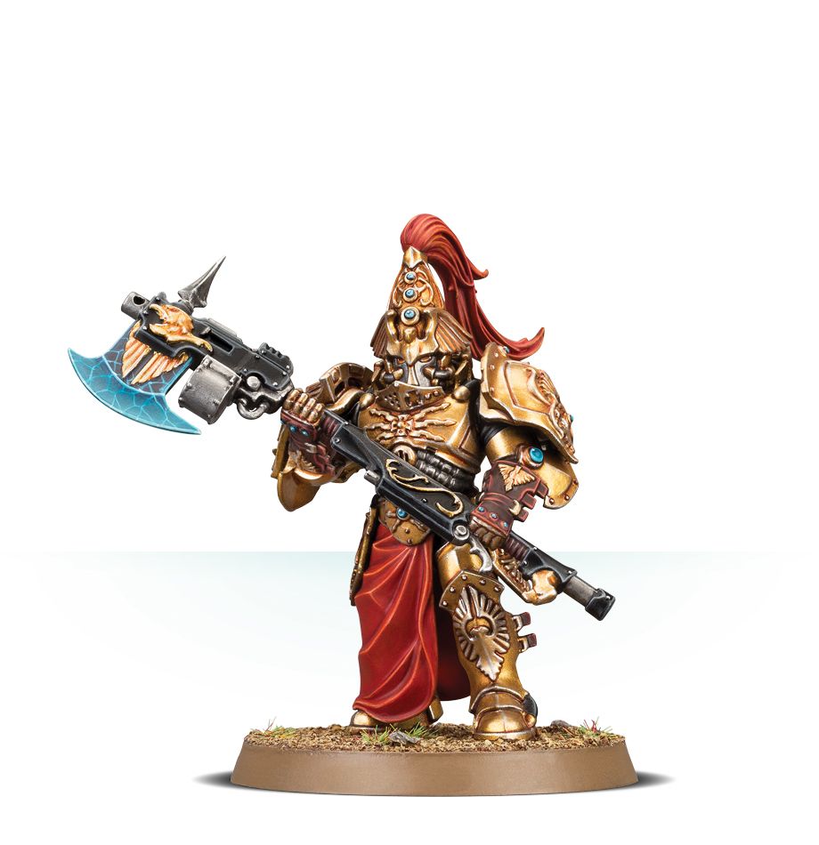 Custodian Wardens / Custodian Wardens Shield-Captain / Custodian Wardens Vexilus Praetor