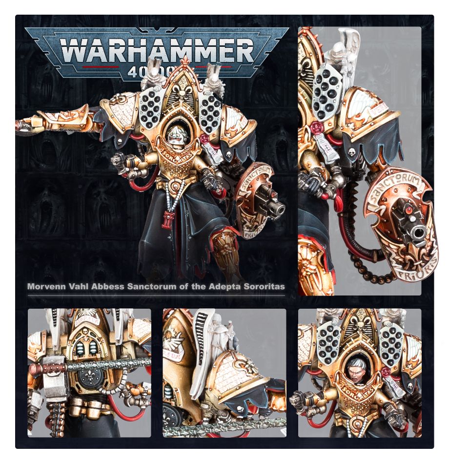 Morvenn Vahl, Abbess Sanctorum of the Adepta Sororitas