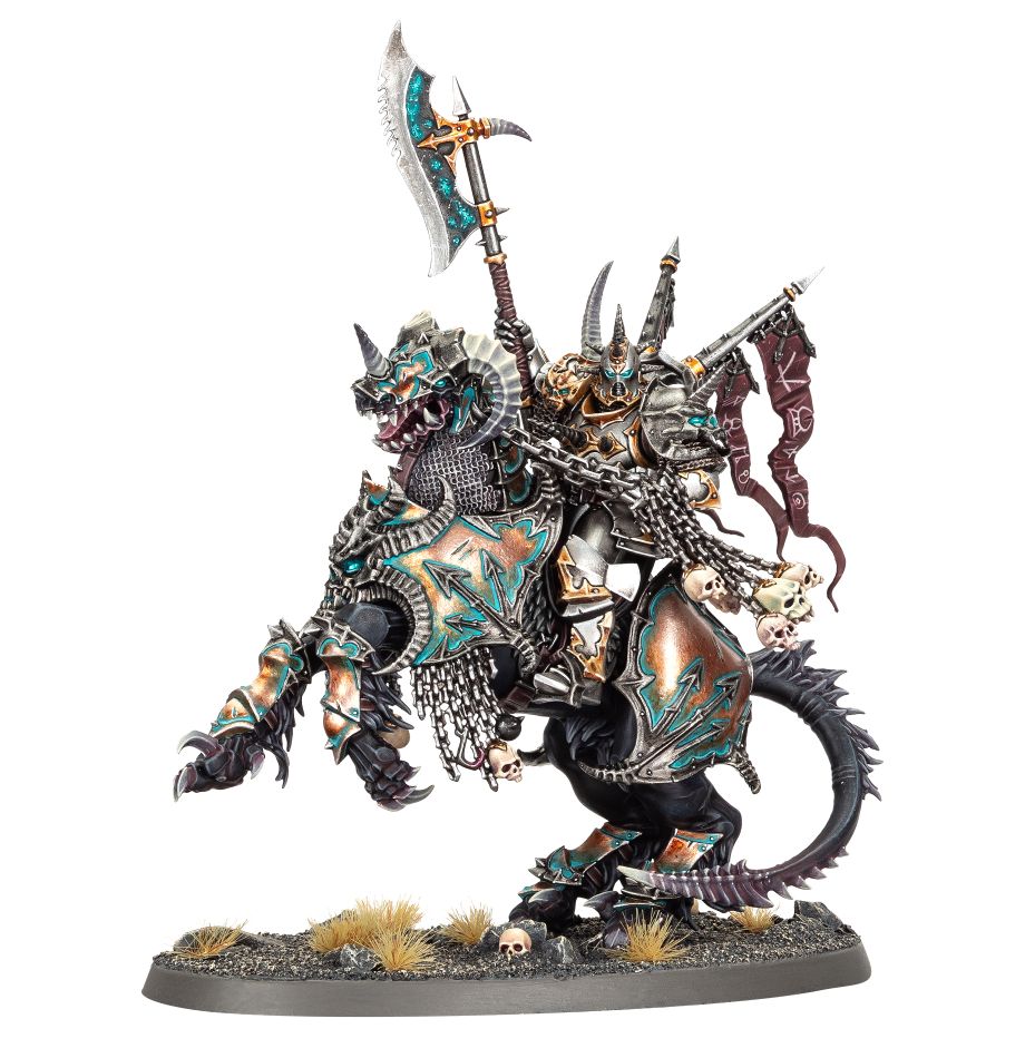 Chaos Lord on Daemonic Mount / Eternus, Blade of The First Prince