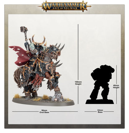 Chaos Lord on Daemonic Mount / Eternus, Blade of The First Prince