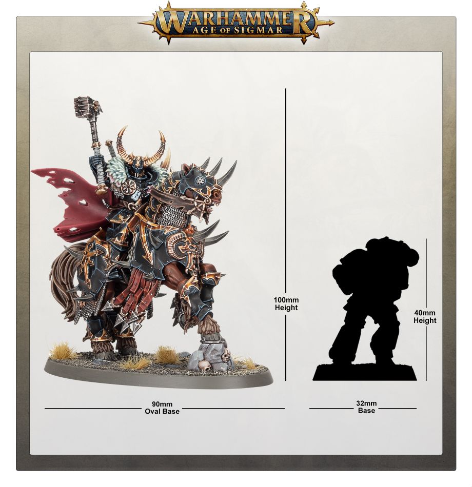 Chaos Lord on Daemonic Mount / Eternus, Blade of The First Prince