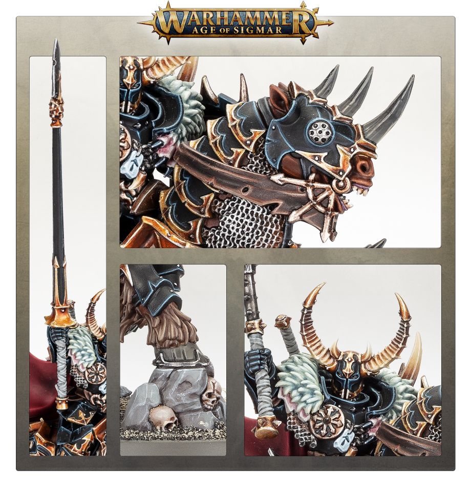 Chaos Lord on Daemonic Mount / Eternus, Blade of The First Prince