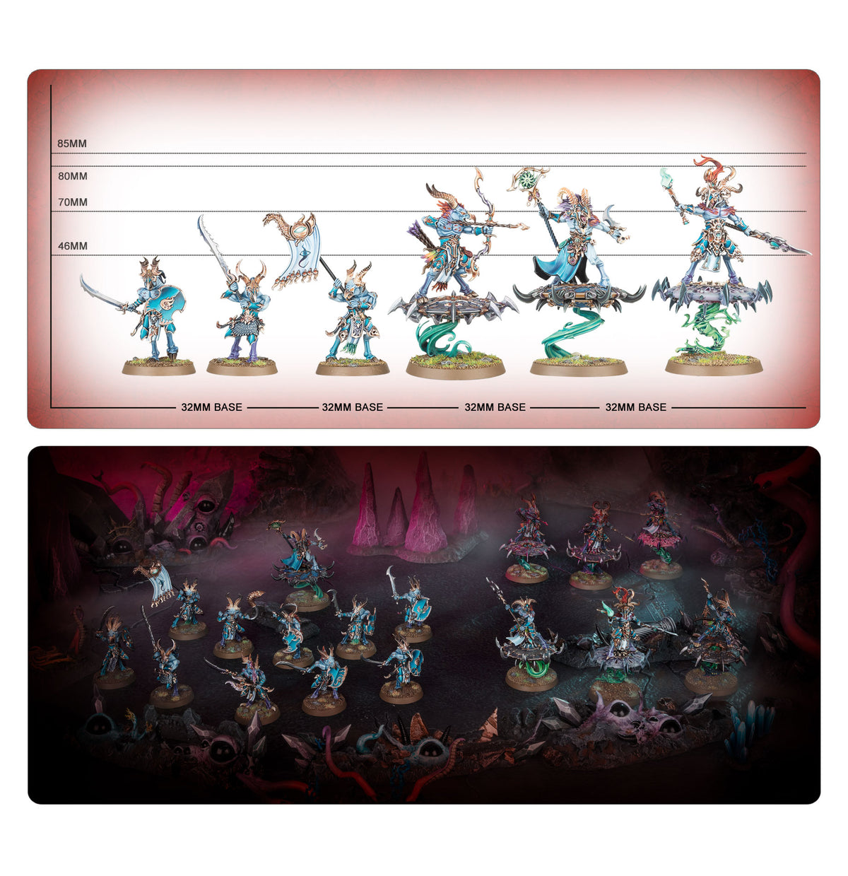 Spearhead: Disciples of Tzeentch – Tzaangor Warflock