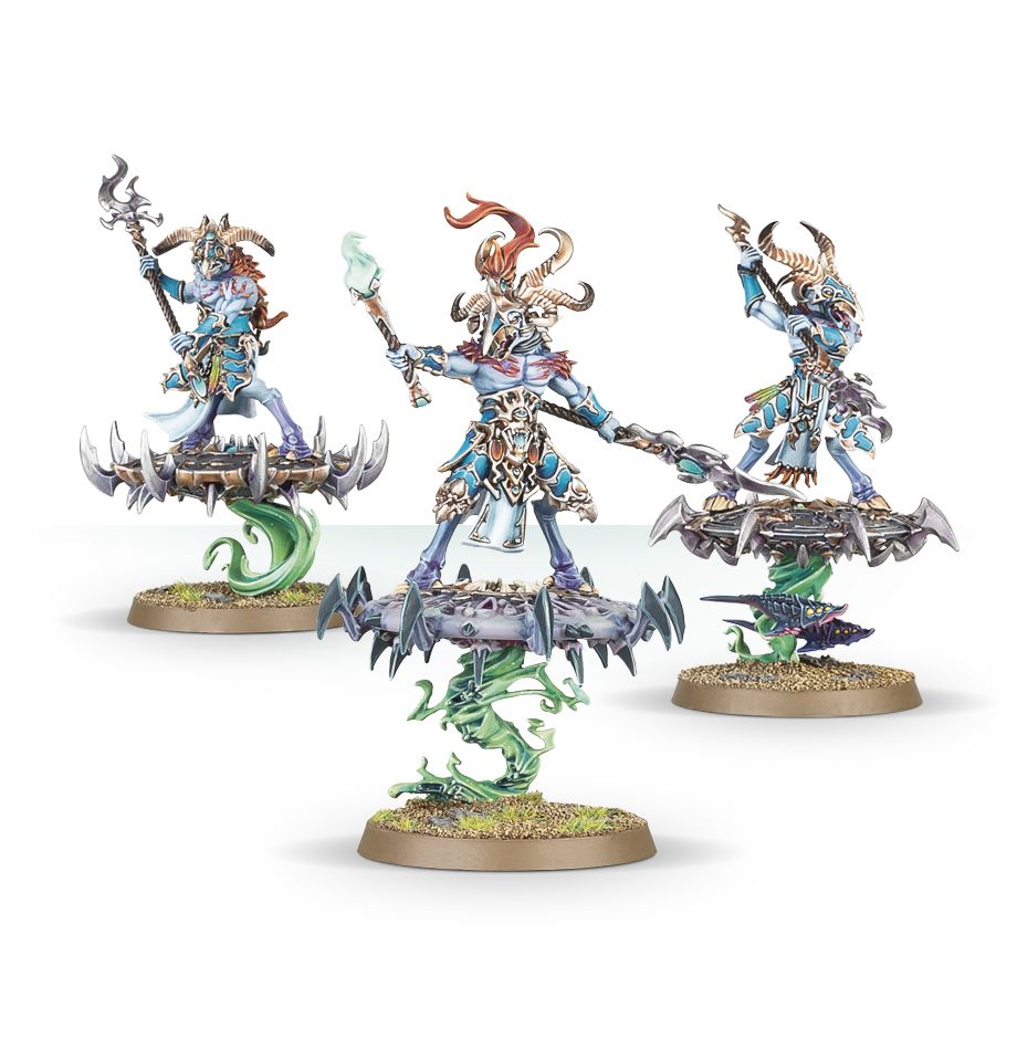 Spearhead: Disciples of Tzeentch – Tzaangor Warflock