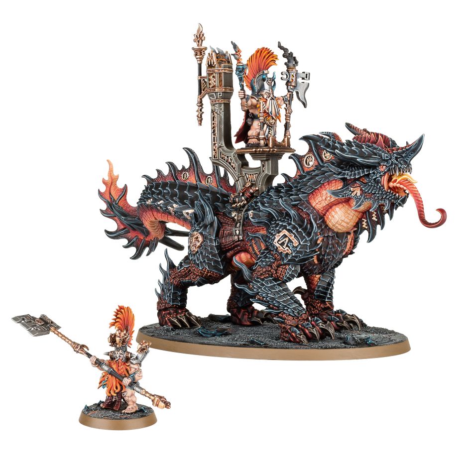 Auric Runefather on Magmadroth / Auric Runesmiter on Magmadroth / Auric Runeson on Magmadroth