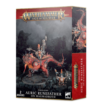 Auric Runefather on Magmadroth / Auric Runesmiter on Magmadroth / Auric Runeson on Magmadroth